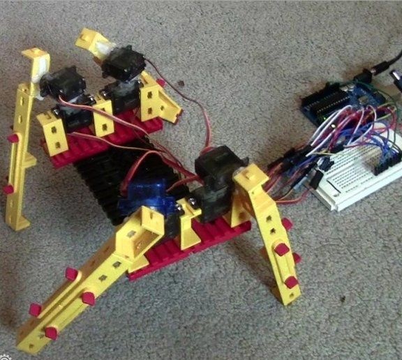 Как да направите робот, наподобяващ паяк на Arduino със собствените си ръце