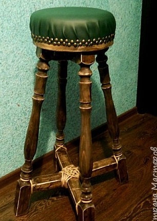 Изработка на бар стол в стил кънтри