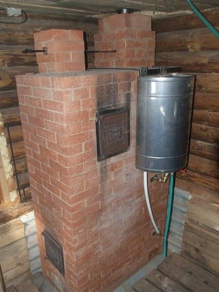 Тухлена печка за сауна